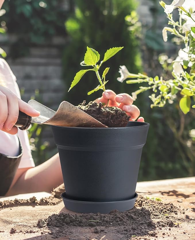 homenote Plant Pots, 7.5 Inch Flower Pots - Image 6