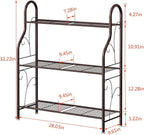 SORCEDAS Plant Stand Indoor Outdoor Plant Shelf 3 Tier Metal Corner Flower - Image 6