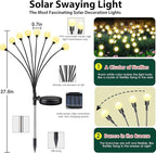 12-Pack Garden Solar Lights, 96 LED Solar Lights Outdoor - Image 7