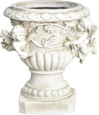 Sungmor Garden Cherub Urn Planter, Lovely Resin Angel Statue Flower Pots by Sungmor