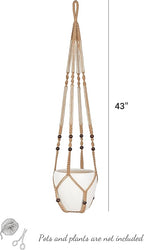 Mkono 43 Inch Macrame Plant Hanger Large - Image 5