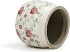 Ceramic Pot for Planter, Vintage Red Plum Flower Pot - Image 4
