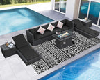 NICESOUL 9 Piece Patio Furniture Set - Image 3