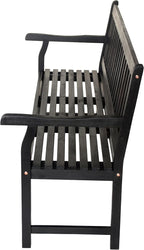 JONATHAN Y BNH101C Laurel 59.1" 3-Seat Slat-Back 600-Lbs Support Acacia Wood - Image 7