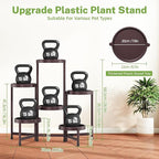 iDavosic.ly 6 Tier Folding Plant Stand Indoor Outdoor - Image 5