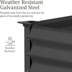 Best Choice Products 48x24x30in Galvanized Raised Garden Bed, Metal Elevated - Image 4