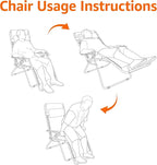 Amazon Basics Outdoor Patio Zero Gravity Portable Folding Reclining Lounge Chair - Image 7