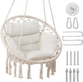 Macrame Hammock Hanging Swinging Chair by KROFEM