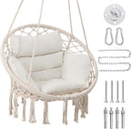 Macrame Hammock Hanging Swinging Chair by KROFEM