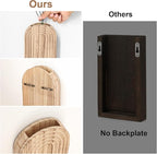 Wooden Wall Planter Vase Set of 2, Boho Hanging Planter - Image 5