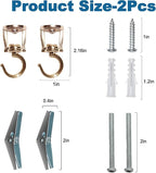 ONIKK Ceiling Hooks for Hanging Plants, Heavy Duty Metal Plant Hooks, Screw in - Image 7