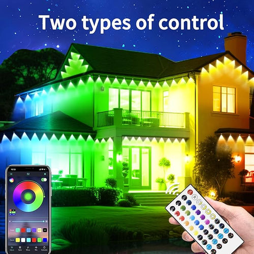 100FT Permanent Outdoor Lights Waterproof Smart LED RGB Light - Image 2