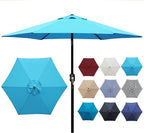 Blissun 7.5 ft Patio Umbrella, Yard Umbrella, Outdoor Market Umbrella - Image 4