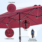 DUMOS 15FT Large Patio Umbrella - Image 4