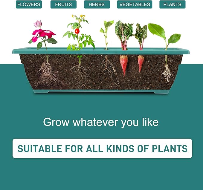 Outvita Green Raised Garden Planter Bed, Tiered Planter Stand - Image 4