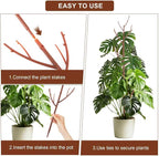 6 Pack Stackable Monstera Plant Support, Plant Stakes - Image 5