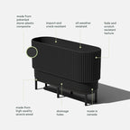 Veradek Demi Series Raised Long Planter - Image 3