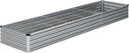 12x2x1FT Galvanized Raised Garden Bed Kit, Vegetable Boxes-Rectangle Metal - Image 9