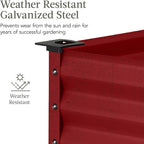 Best Choice Products 48x24x30in Galvanized Raised Garden Bed, Metal Elevated - Image 4
