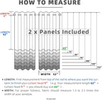 Water Proof Outside Curtains W52 x L72 - Image 5