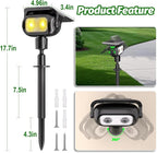 Nreonrick Solar Spot Lights 360° Adjustable Solar Lights Outdoor IP65 Waterproof - Image 2