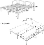 LUMISOL Outdoor Patio Daybed Metal Daybed - Image 7