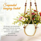 35 Inch Macrame Plant Hanger, Large - Image 2