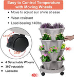 DUNCHATY Stackable Planter, Vertical Garden Planter - Image 5