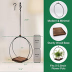 Hanging Planter for Indoor Plants, Modern Boho Macrame Plant Hanger for 3-5.5 - Image 4
