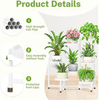 iDavosic.ly 7 Tier Folding Plant Stand Indoor Outdoor - Image 4