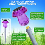 Solar Lights Outdoor, 8 Pack Mushroom Lights Outside Waterproof, Solar Powered - Image 3