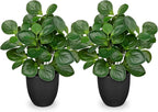 14.5" Artificial Plants Indoor Home Decor, Fake Potted Silk Plants - Image 8