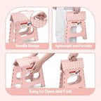 ACSTEP Folding Step Stool 11 Inch, Sturdy Plastic Foldable Step Stool - Image 6