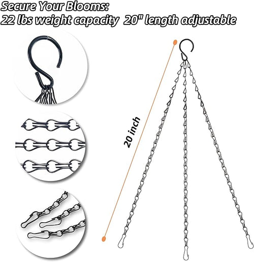 20 Inch Hanging Baskets Chain, Hanging Chains - Image 2