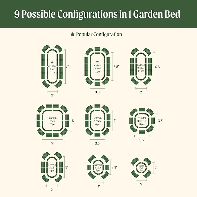Vego garden Raised Garden Bed Kits, Sky Blue - Image 4