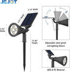 Solar Lights Outdoor Waterproof IP65, 3000K Super Bright LED, 2 Lighting Modes - Image 9