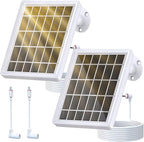 Solar Panel Charger for Ring Camera，Spotlight Cam Plus/Pro and Stick Up Cam by Loqdivr