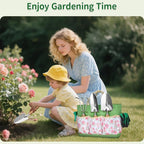 Garden Tool Set, 10 Piece Garden Kit, Heavy Duty Stainless Steel Gardening Hand - Image 5