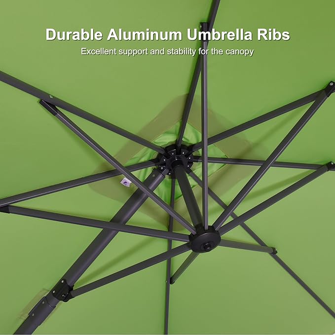 PURPLE LEAF 8' X 8' Patio Umbrella - Image 6