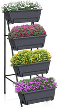 OYEAL Raised Garden Bed 4 Tier Vertical Garden Planter Indoor Outdoor Raised by OYEAL