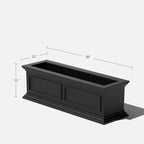 Veradek Brixton Window Box Plastic Planter - Image 2