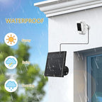 1 Pack - Solar Panel for Ring Security Camera Spotlight Cam Plus/Pro Stick Up - Image 4