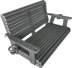 HDPE Porch Swing with 18/8 Stainless Steel Bolts, Ergonomic Design, Ultra - Image 8