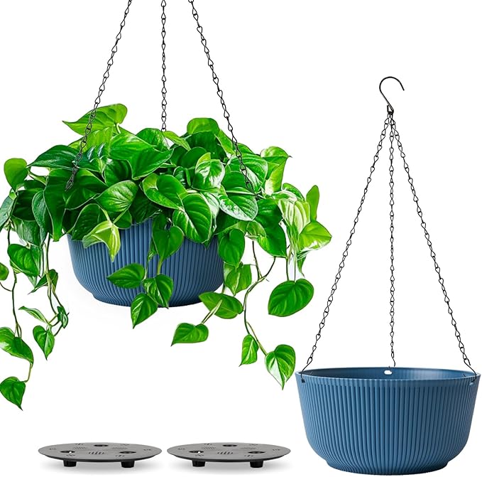 T4U 12 Inch Large Hanging Planters by T4U