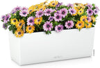 Lechuza BALCONERA Color 50 White, Self-Watering Window Box, H7.5 L19.7 W7.5 in - Image 2
