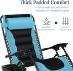 Best Choice Products Oversized Padded Zero Gravity Chair, Folding Outdoor Patio - Image 5
