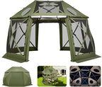 VEVOR Pop up Gazebo Screen Tent, 13 x 13 ft, 13-Sided Spherical Camping Canopy by VEVOR