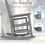 Oversized Rocking Chair, Outdoor Rocking Chair - Image 4