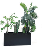 40" L x 16" W x 18" H Metal Large Rectangular Planter - Image 2