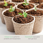 VIVOSUN Peat Pots, 60 Packs 3.15-Inch Seed Starting Pots - Image 3